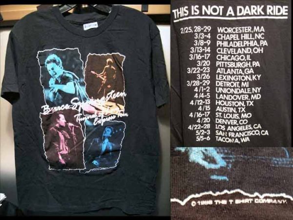 Bruce Springsteen Tunnel of Love 1988 Tour Concert T shirt