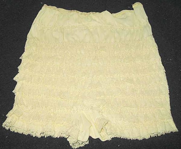 1950's Ruffled Yellow Bloomers