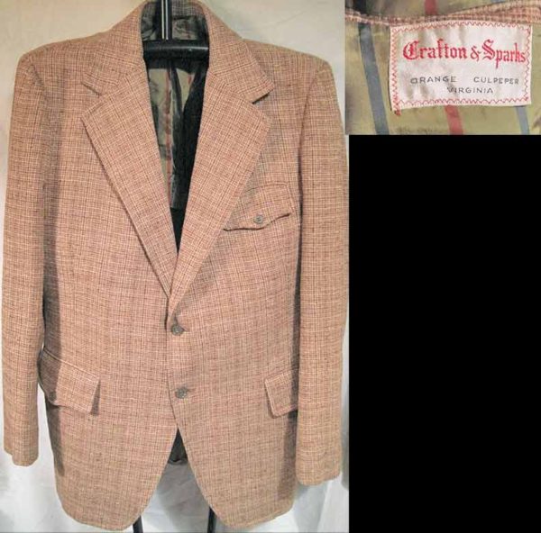 Crafton and Sparks Burlap Tweed Sports Jacket