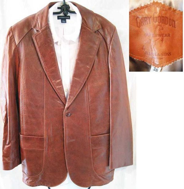 Gary Gordon Brown Leather Jacket